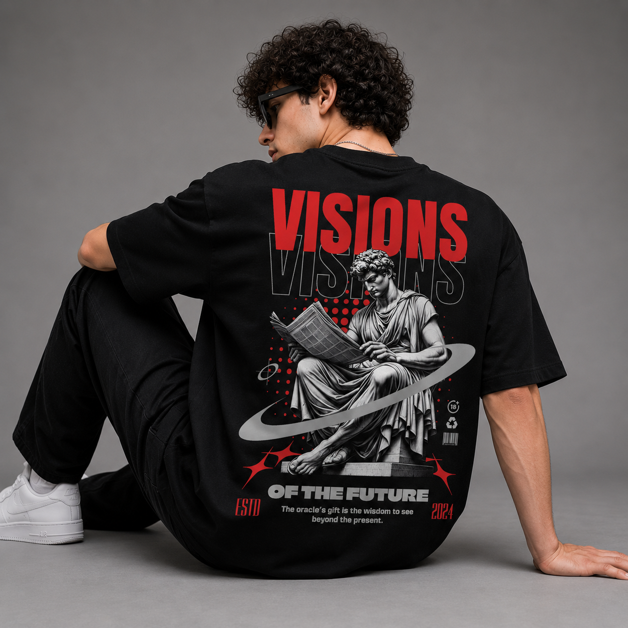 Visions of the Future – Premium Oversized T-Shirt