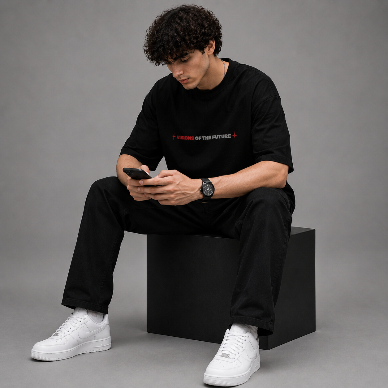 Visions of the Future – Premium Oversized T-Shirt