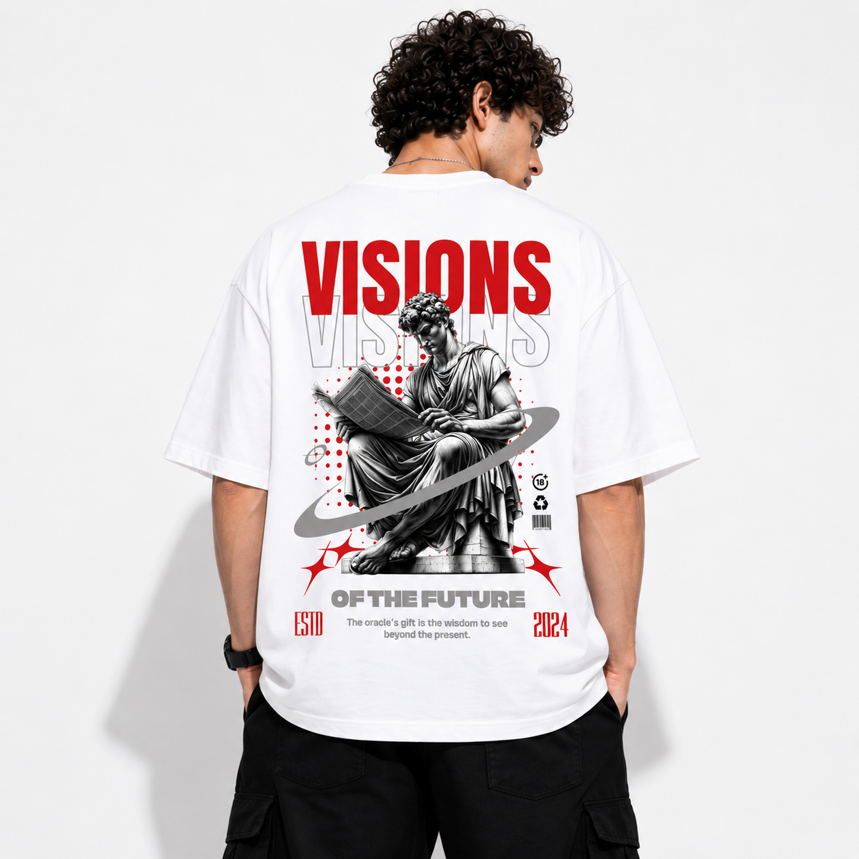 Visions of the Future – Premium Oversized T-Shirt